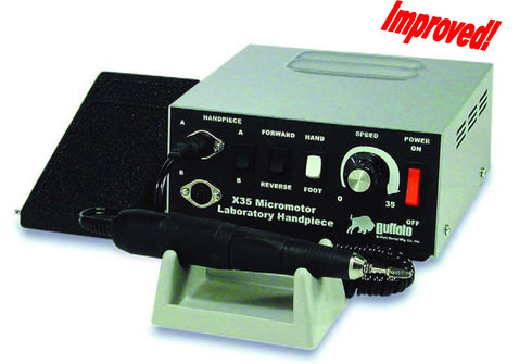 X35 Electric Handpiece System, 120V AC (Console + Black HP + Foot Control) 38000